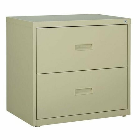 HIRSH INDUSTRIES 14954 Putty Two-Drawer Lateral File Cabinet - 30'' x 18 5/8'' x 28'' 42014954